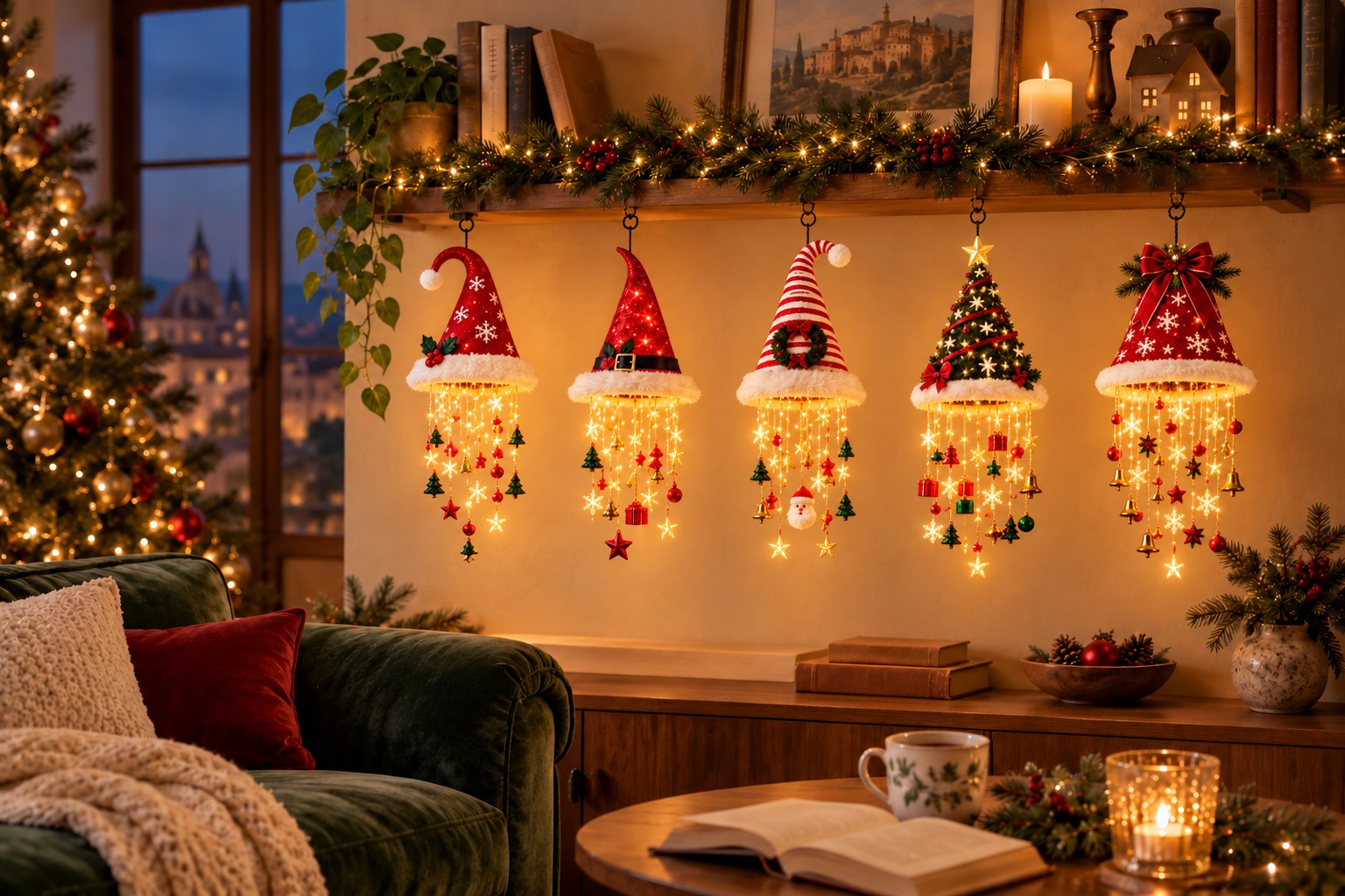 Le cinque decorazioni Santa Club in casa